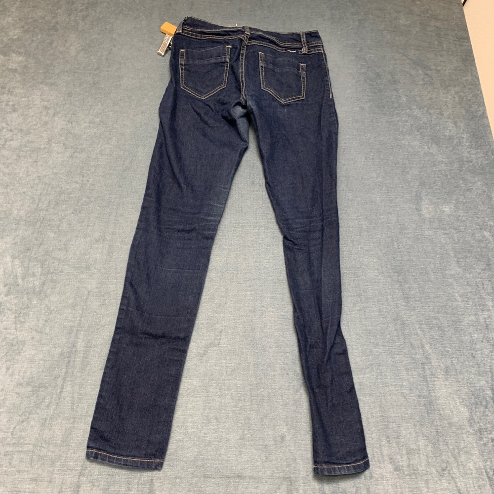 Papaya Jeans Womens 5 Blue Dark Wash Denim Cotton 5-Pockets Classic Skinny Leg